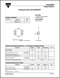 Click here to download SI4410BDY-T1 Datasheet