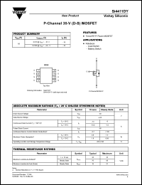 Click here to download SI4411DY-T1 Datasheet