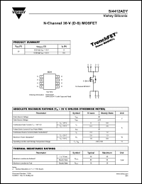 Click here to download SI4412ADY-T1 Datasheet