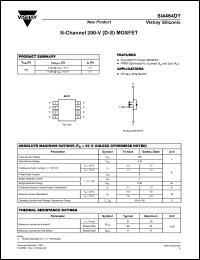 Click here to download SI4464DY Datasheet