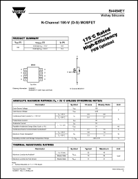 Click here to download SI4484EY Datasheet