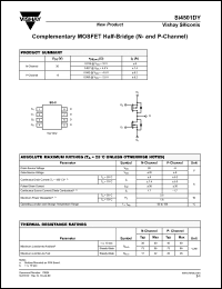 Click here to download SI4501DY Datasheet