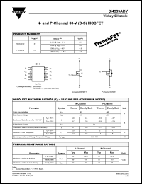 Click here to download SI4539ADY-T1 Datasheet