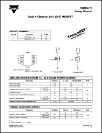 Click here to download Si4804DY-T1 Datasheet