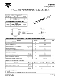 Click here to download SI4810DY Datasheet