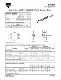 Click here to download Si4818DY Datasheet