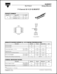 Click here to download SI4825DY Datasheet