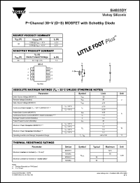 Click here to download SI4833DY Datasheet