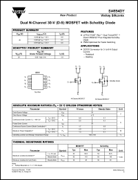Click here to download SI4854DY Datasheet
