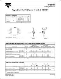 Click here to download SI4924 Datasheet