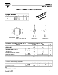 Click here to download Si4965DY-T1 Datasheet