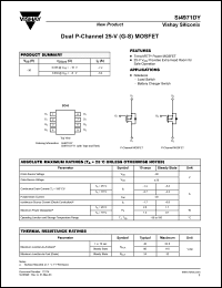 Click here to download Si4971DY-T1 Datasheet