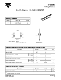 Click here to download SI4982DY Datasheet