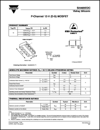 Click here to download SI5465EDC Datasheet
