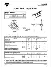 Click here to download SI5933DC Datasheet