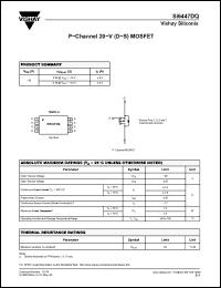 Click here to download SI6447DQ Datasheet