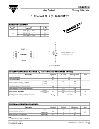 Click here to download SI6473DQ Datasheet