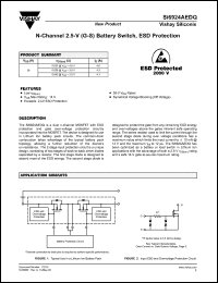 Click here to download SI6924AEDQ Datasheet