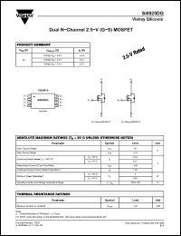 Click here to download SI6925DQ Datasheet