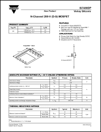 Click here to download SI7450DP Datasheet