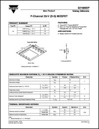 Click here to download SI7485DP-T1 Datasheet