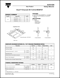 Click here to download SI7911DN-T1 Datasheet