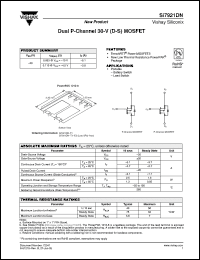 Click here to download SI7921DN Datasheet