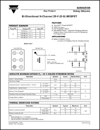 Click here to download SI8902 Datasheet
