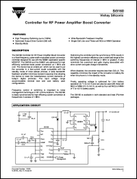 Click here to download SI9160 Datasheet