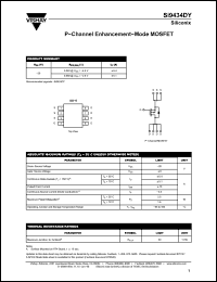 Click here to download SI9434 Datasheet