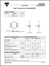 Click here to download SI9933BDY-E3 Datasheet
