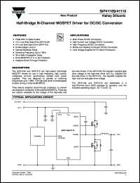 Click here to download SIP41110DY-T1-E3 Datasheet