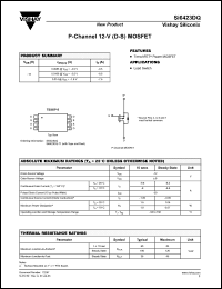 Click here to download Si6423DQ Datasheet