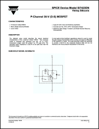 Click here to download Si7423DN Datasheet