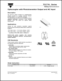 Click here to download TCLT1600 Datasheet