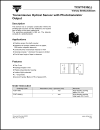 Click here to download TCST1030 Datasheet