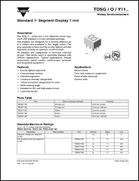 Click here to download TDSO1160 Datasheet