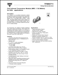 Click here to download TFBS5711-TR3 Datasheet