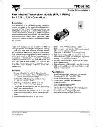 Click here to download TFDU6102 Datasheet