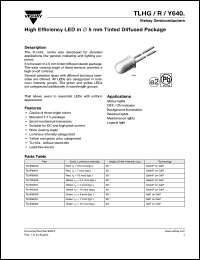 Click here to download TLHG640 Datasheet