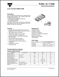 Click here to download TLMY1000 Datasheet