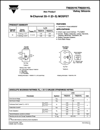 Click here to download TN0201K Datasheet