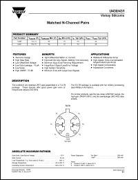 Click here to download U430 Datasheet