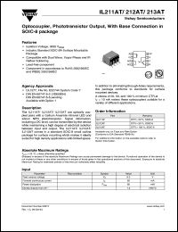 Click here to download IL213AT Datasheet
