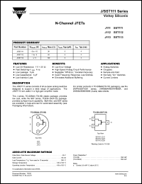 Click here to download J/SST111 Datasheet