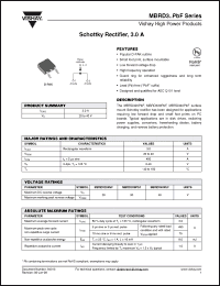 Click here to download MBRD330TRPBF Datasheet