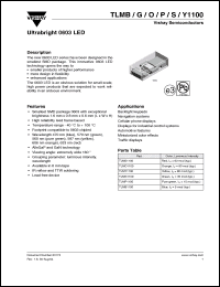 Click here to download TLMS1100 Datasheet