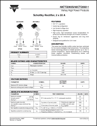 Click here to download 48CTQ060STRR Datasheet