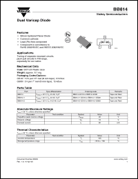 Click here to download BB814-1-GS08 Datasheet