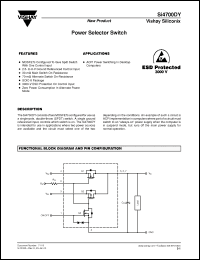 Click here to download SI4700DYQ2 Datasheet
